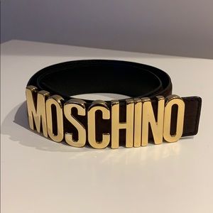 Moschino Logo Belt Size 40 (pre-loved)